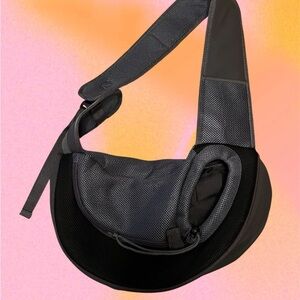 Dog Mesh Sling Carrier Shoulder Bag